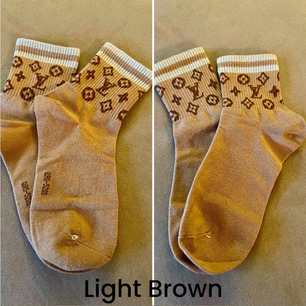 Monogram Patterned Socks - image 5